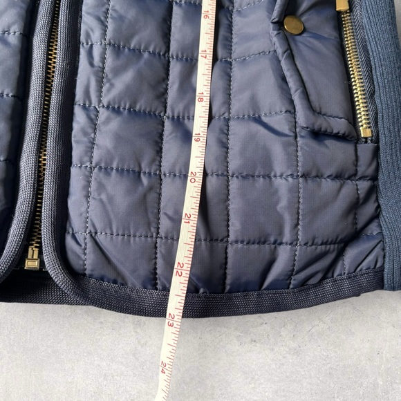 Daisy Brand Quilted Vest Navy with Gold Accents Lightweight Ladies Size Med - Picture 10 of 14